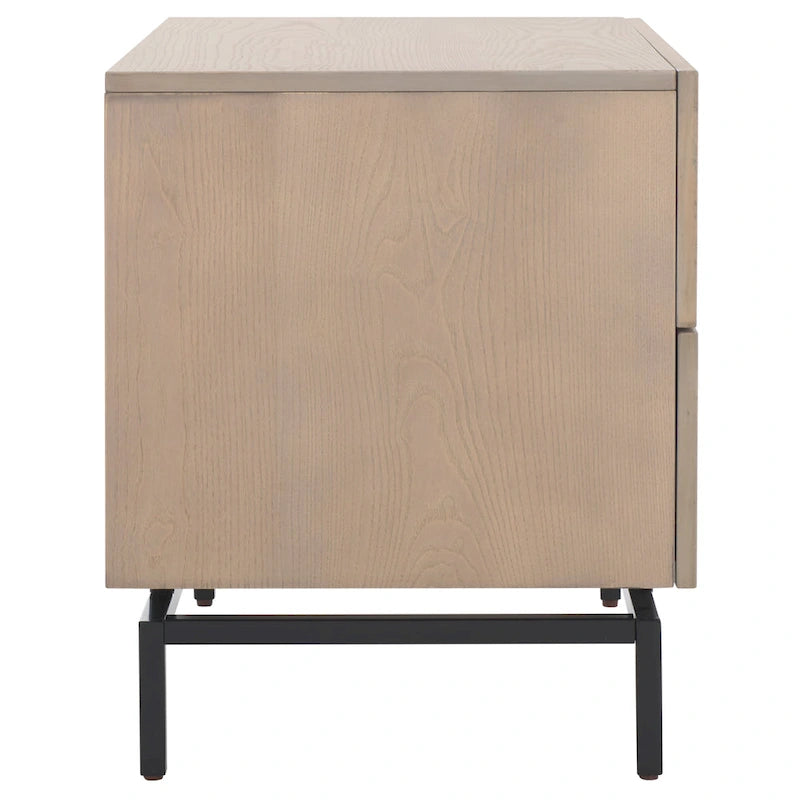 Meuble de rangement Herschel gris/noir - 28L x 18P x 22H