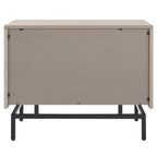 Meuble de rangement Herschel gris/noir - 28L x 18P x 22H