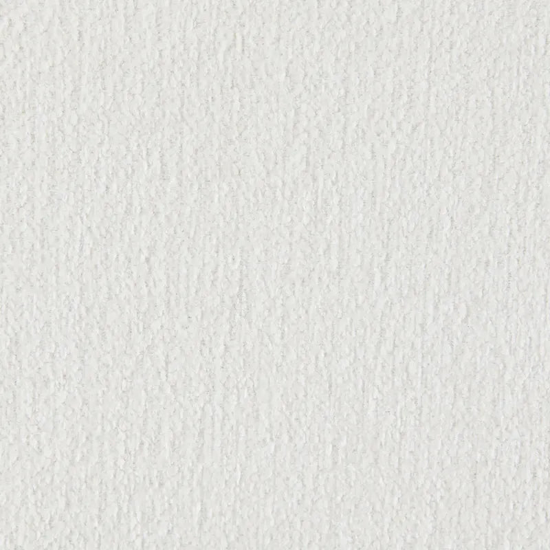 Canapé Anastasia blanc chenille avec coussins décoratifs