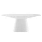 Fournir une table de salle à manger ovale 75