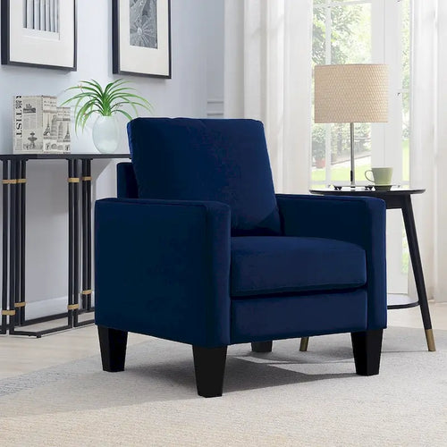 Ally Polyester Mid-Century Arm Chair