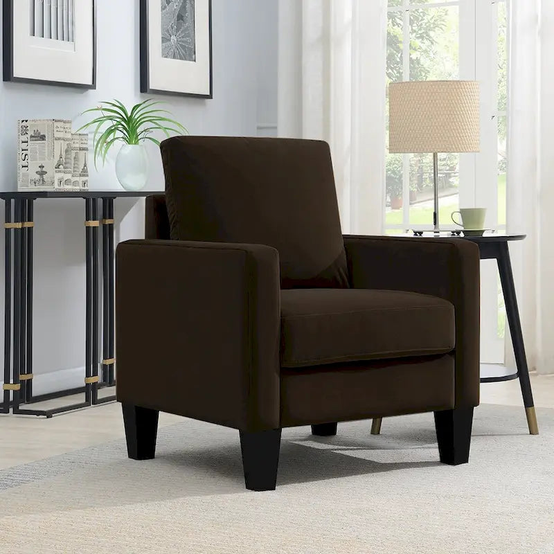 Fauteuil Ally en polyester de style Mid-Century