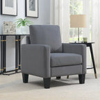 Fauteuil Ally en polyester de style Mid-Century