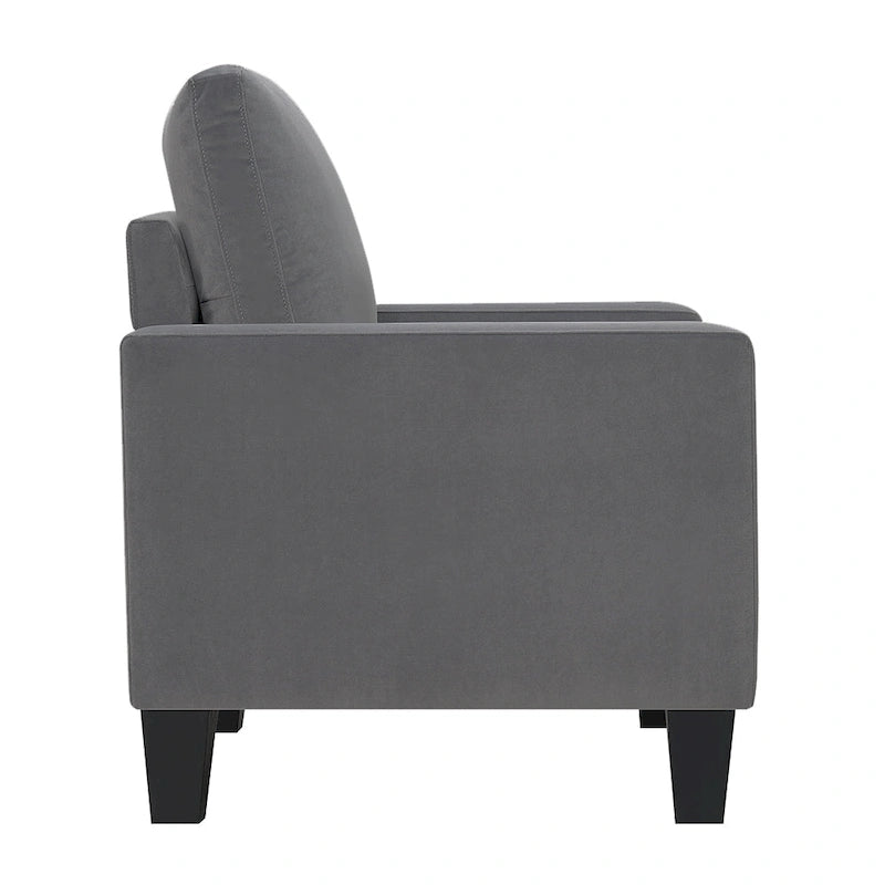 Fauteuil Ally en polyester de style Mid-Century