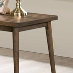 Table d'appoint de 24 pouces en bois massif de noyer Abi Mid-Century de Furniture of America