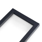 Rhonda Table d'appoint industrielle en métal massif en forme de C, 45,7 cm (L) x 25,4 cm (P) x 61 cm (H)