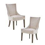 Chaises de salle à manger latérales Ultra rembourrées avec pieds en bois