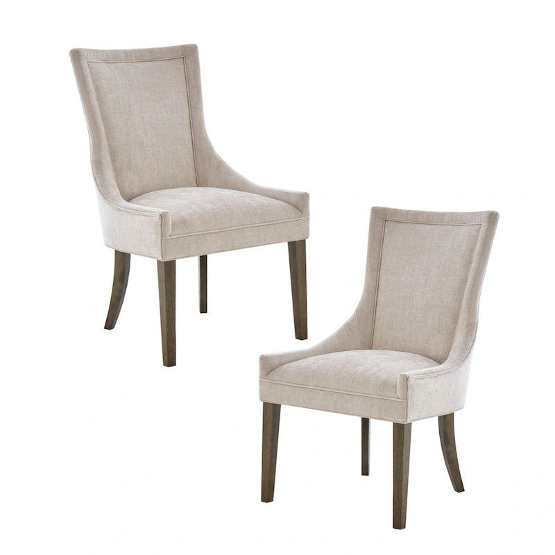 Chaises de salle à manger latérales Ultra rembourrées avec pieds en bois