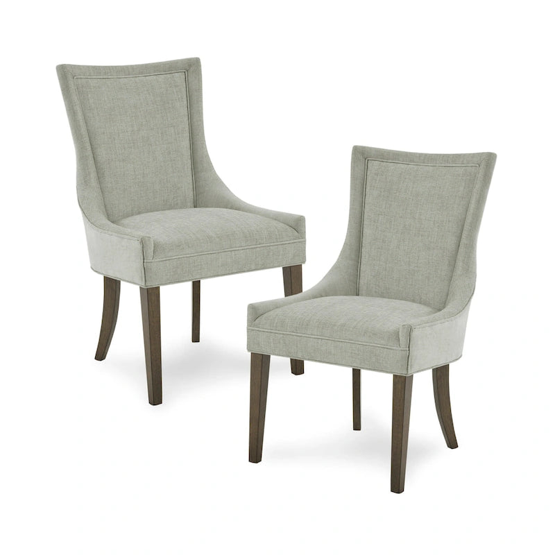 Chaises de salle à manger latérales Ultra rembourrées avec pieds en bois