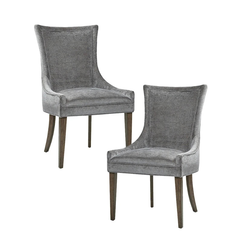 Chaises de salle à manger latérales Ultra rembourrées avec pieds en bois