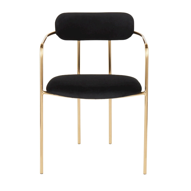Chaise Gregor en velours