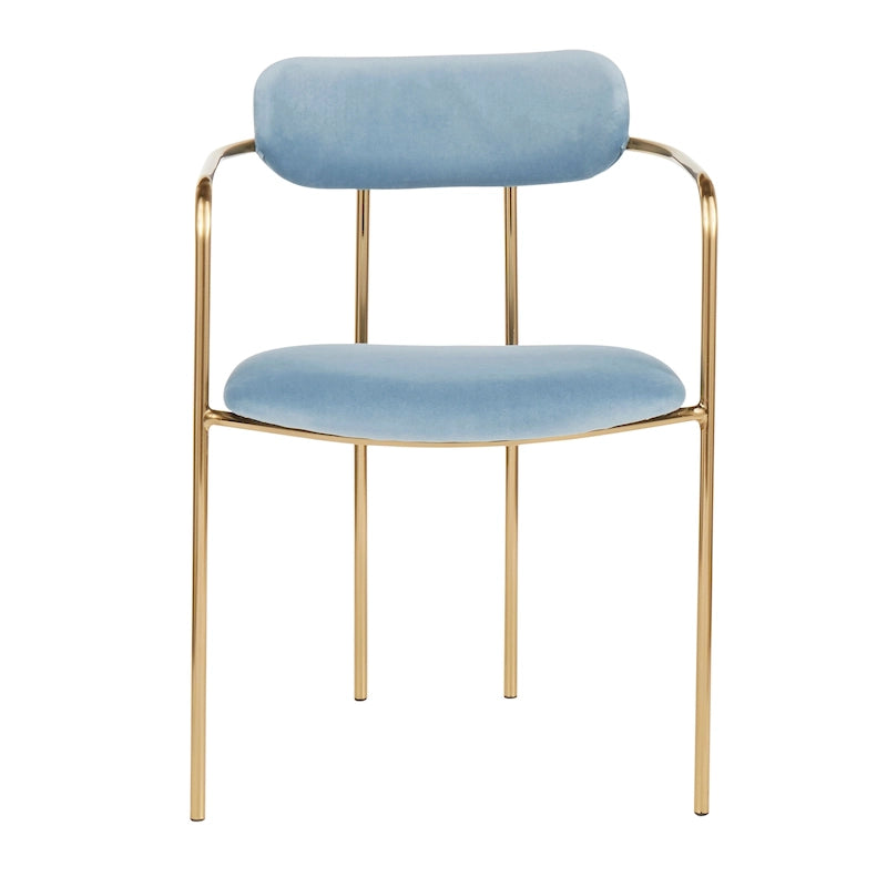 Chaise Gregor en velours