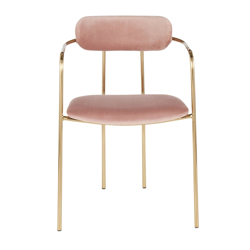 Chaise Gregor en velours