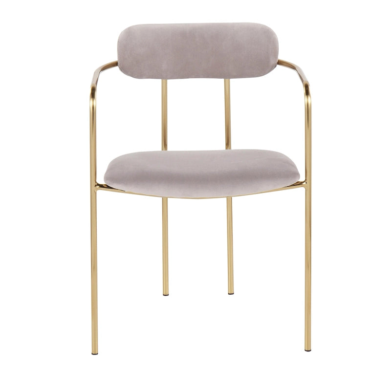 Chaise Gregor en velours