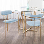  Gregor Glam Velvet Chair (Set of 2)