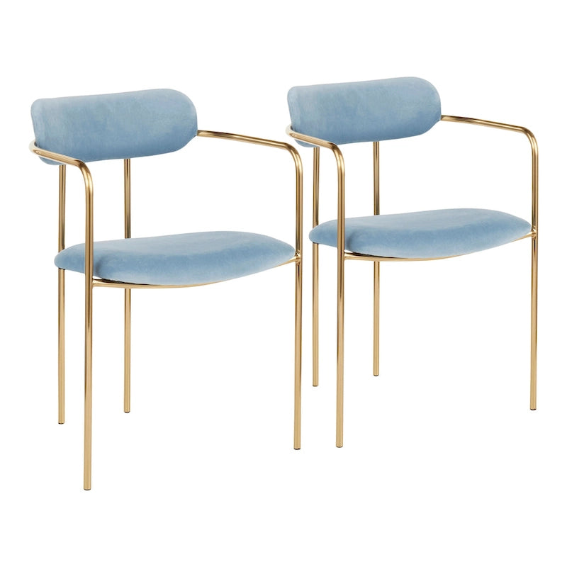 Chaise Gregor en velours