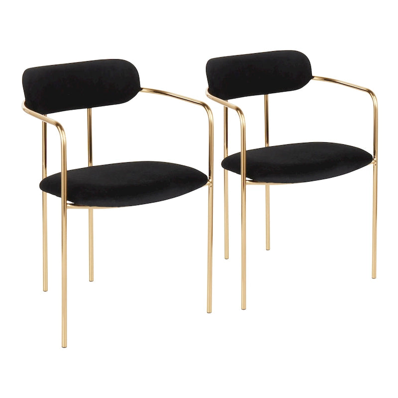 Chaise Gregor en velours