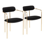 Chaise Gregor en velours
