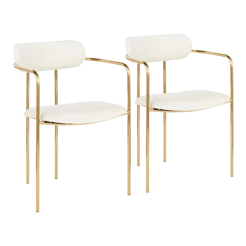 Chaise Gregor en velours