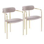 Chaise Gregor en velours