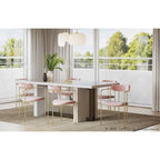 Chaise Gregor en velours