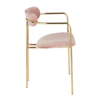 Chaise Gregor en velours
