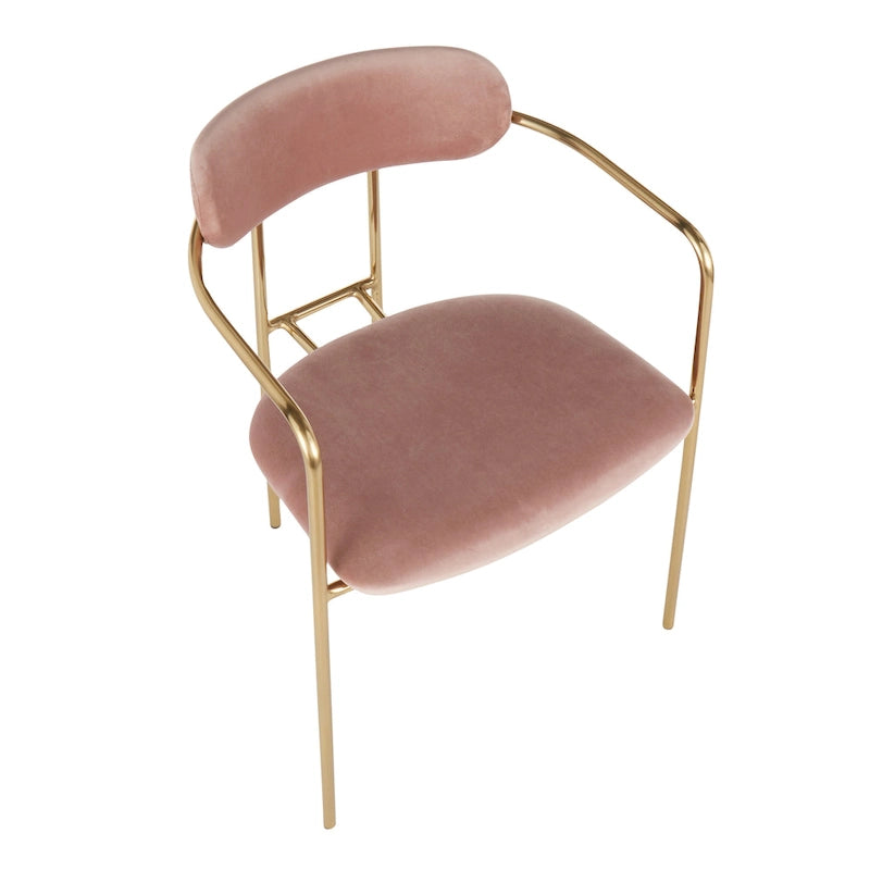Chaise Gregor en velours