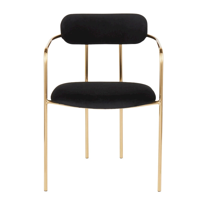 Chaise Gregor en velours