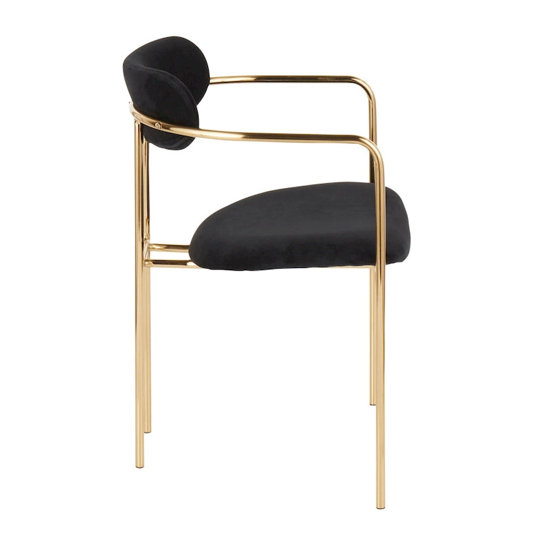 Chaise Gregor en velours