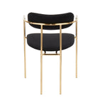 Chaise Gregor en velours