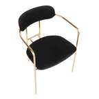 Chaise Gregor en velours