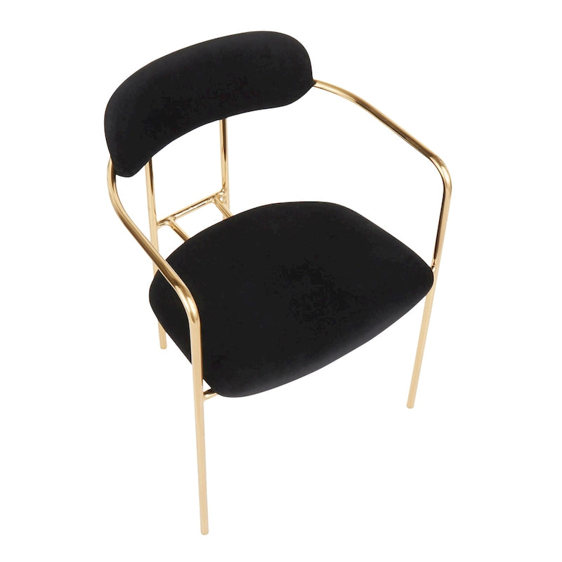 Chaise Gregor en velours