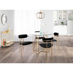Chaise Gregor en velours