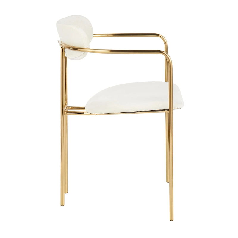 Chaise Gregor en velours