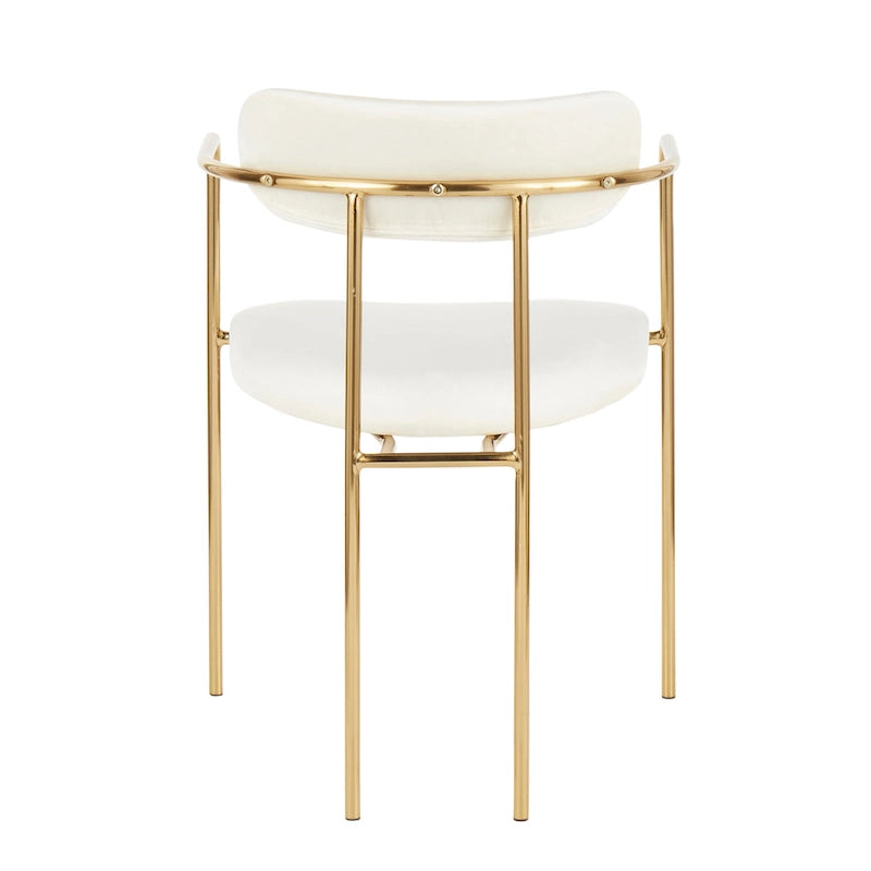Chaise Gregor en velours