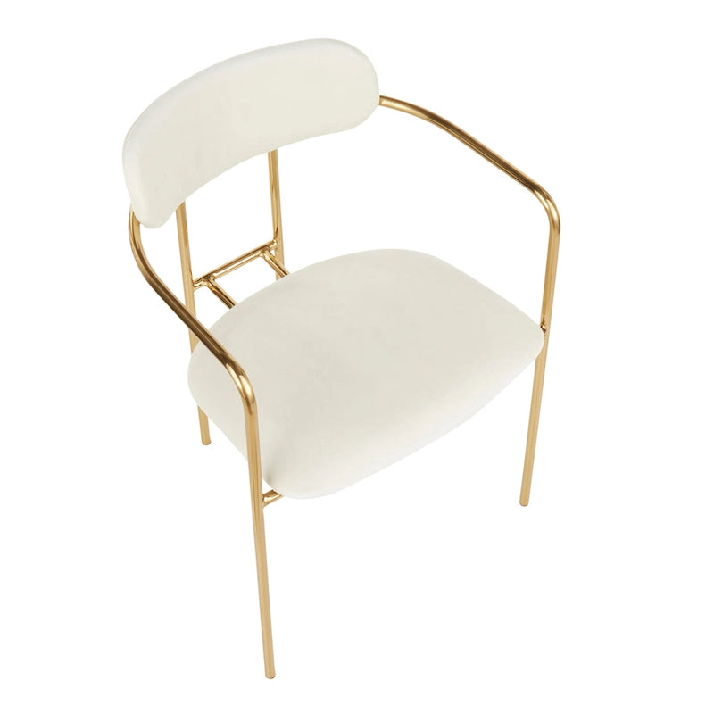 Chaise Gregor en velours
