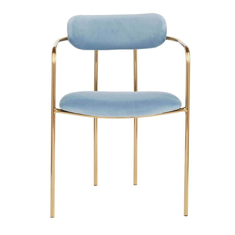 Chaise Gregor en velours