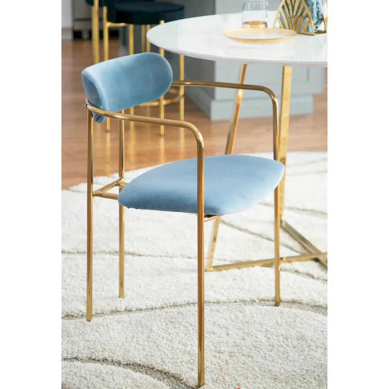 Chaise Gregor en velours