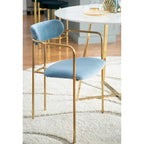 Chaise Gregor en velours