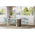 Chaise Gregor en velours