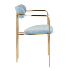 Chaise Gregor en velours