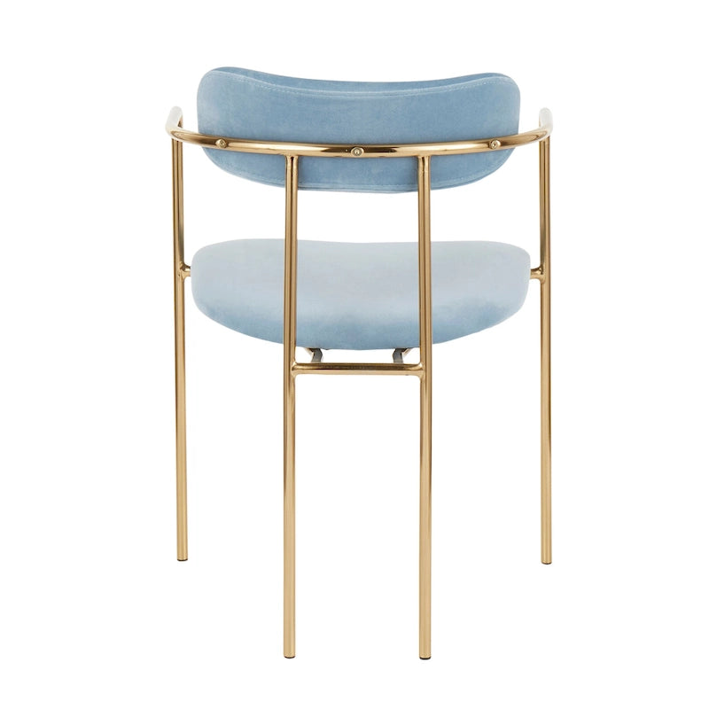 Chaise Gregor en velours
