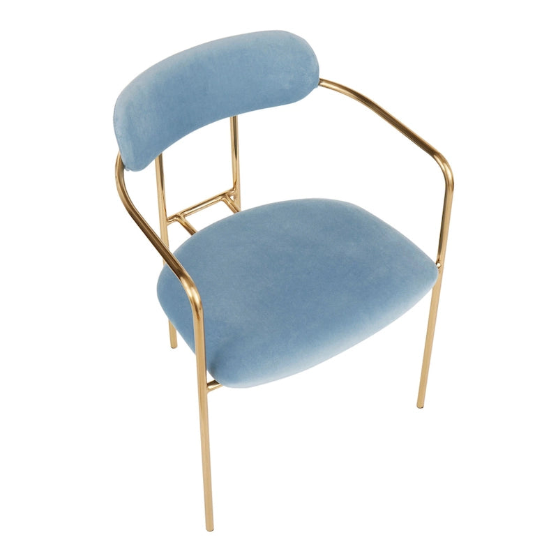Chaise Gregor en velours