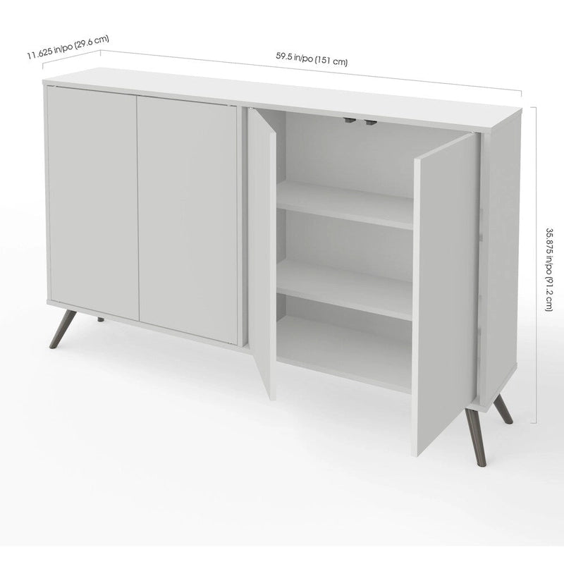Meuble de rangement petit espace Krom 60 pouces