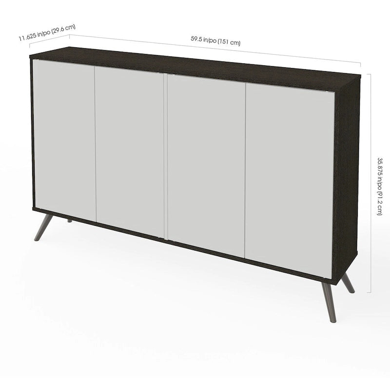 Meuble de rangement petit espace Krom 60 pouces