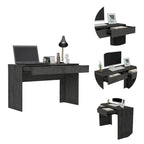 Bureau informatique 2 tiroirs Tampa FM Furniture avec 2 tiroirs sans poignée