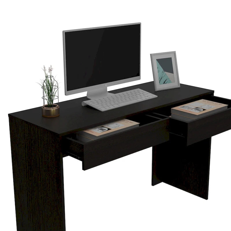 Bureau informatique 2 tiroirs Tampa FM Furniture avec 2 tiroirs sans poignée