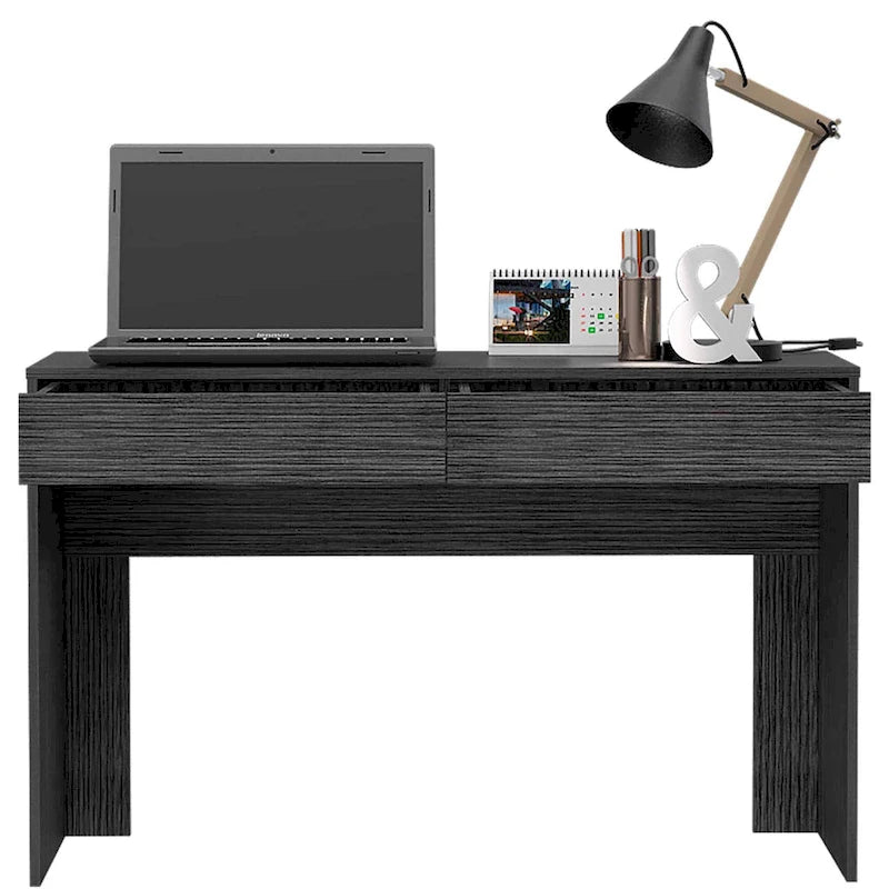 Bureau informatique 2 tiroirs Tampa FM Furniture avec 2 tiroirs sans poignée