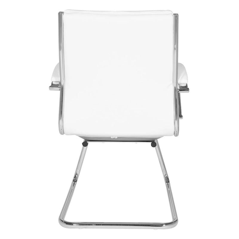 Chaise Visiteur Dossier Mi-Hauteur Similicuir