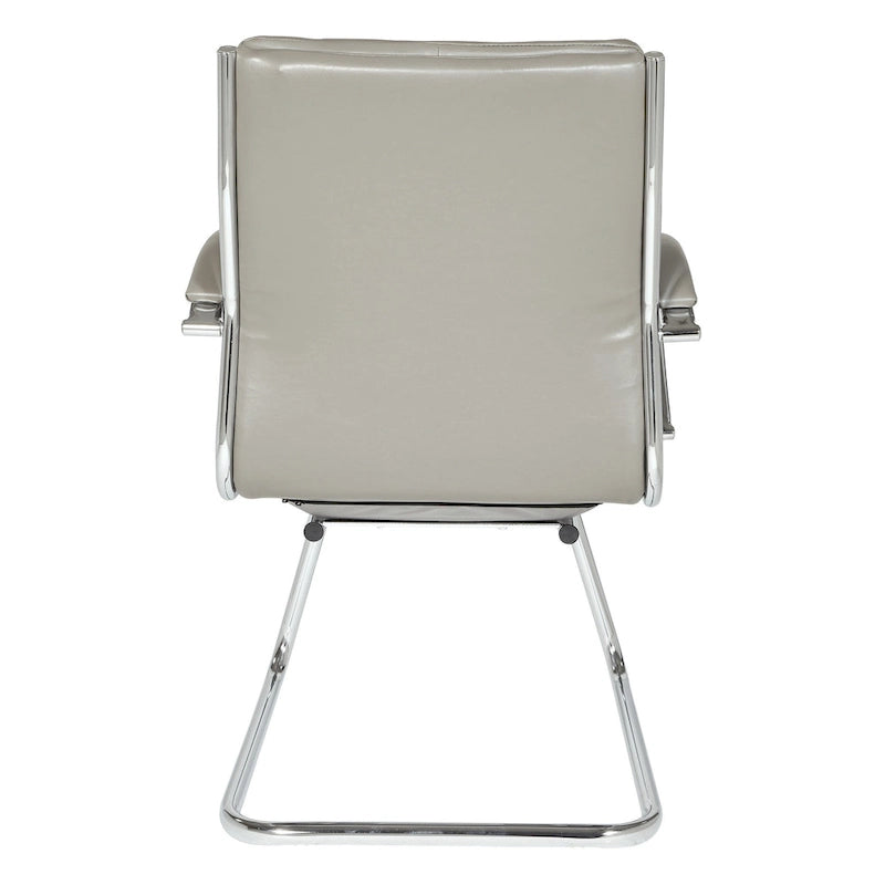 Chaise Visiteur Dossier Mi-Hauteur Similicuir